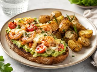Toast Avocat & Crevettes