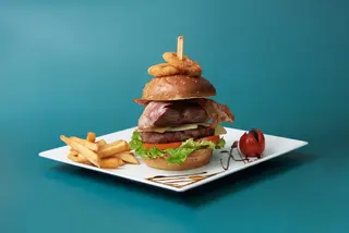Smoked cheeseburger XL