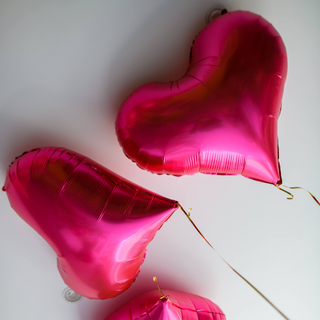 Balon serce/Mocny róż