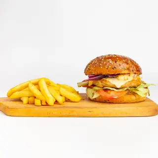 Pileći cheeseburger