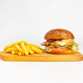 Pileći cheeseburger