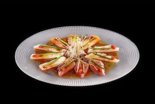 Fusion sashimi z 3 ryb (11szt)