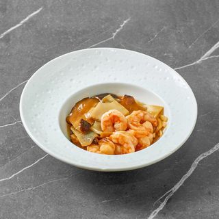 Gamberetti bambù funghi
