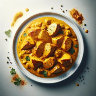 Kurczak z sosem curry