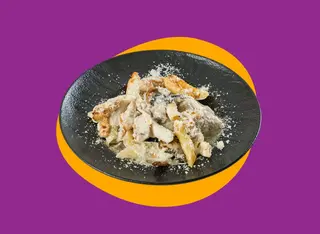 Penne chicken Alfredo