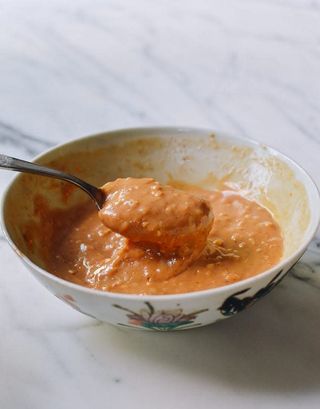 Omena/Ndakala in Peanut Sauce