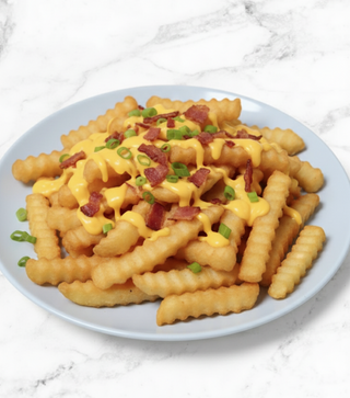 Patatas Con Bacon Y salsa Cheddar