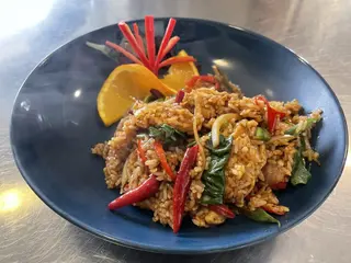 Khao pad prik prao