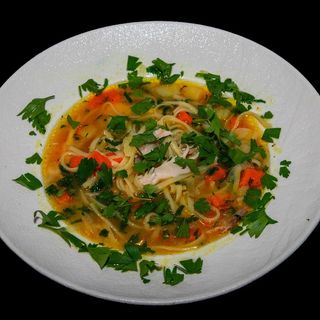 Суп-лапша с курицей 