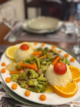 Legumes Salteados com Arroz