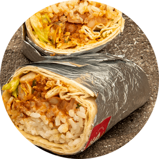 Burrito chili vegano