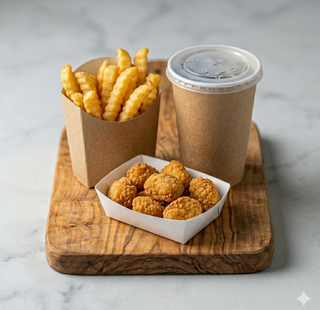 Con i popcorn di pollo