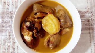 Soupe De Pattes De Bœuf Fumé + Accompagnement