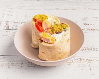 Wrap De Crocante Ao Pesto