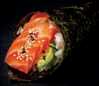 80 Temaki sake avocado