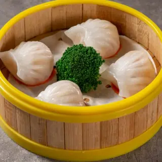 Gyozas de langostinos 4 Uds. 虾饺