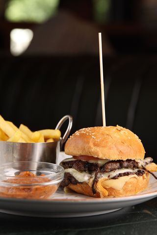 Dry age smash burger