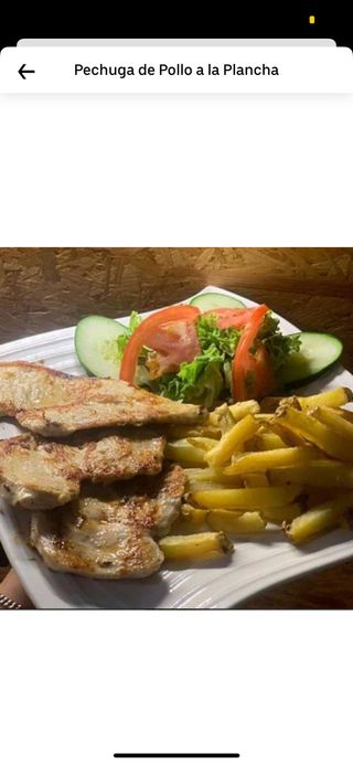 Pechuga de pollo a la plancha