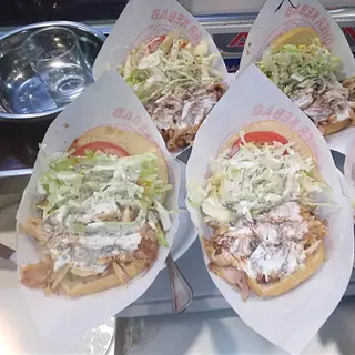 Kebab Mixta  Con Queso