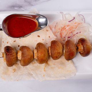 Шампиньоны на гриле