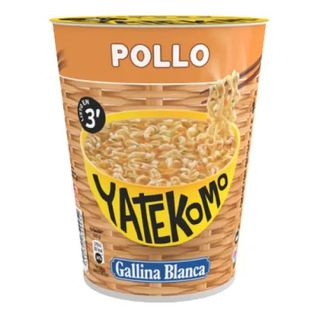 Fideos Orientales Con Pollo Yatekomo Gallina Blanca 60 Gr.