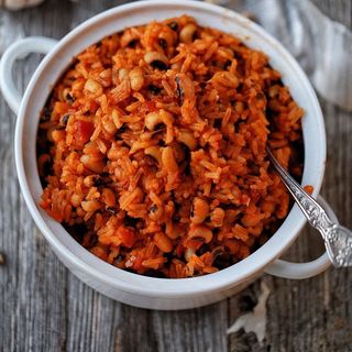 Rice And Beans Jollof
