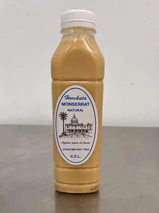 Horchata natural Monserrat Botella de 1/2 L
