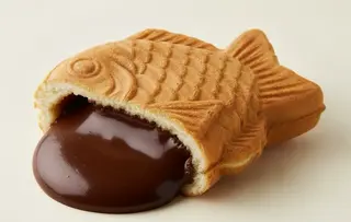 Тайяки с млечен шоколад