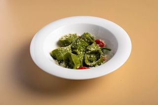 Равиоли со шпинатом.