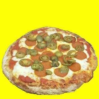 Mozzarella y Peperoni y Jalapeños