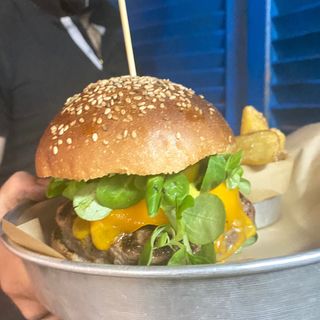 American burger doppio