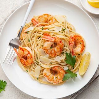 SPAGHETTE AOP CU CREVETI