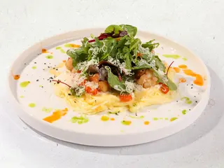 Omletă cu creveți