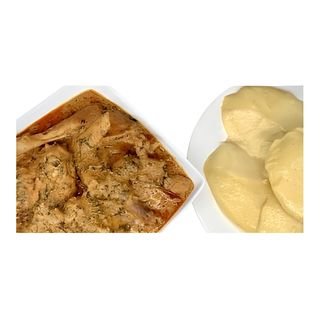 Kabato avec Sauce Dah Poisson / Viande