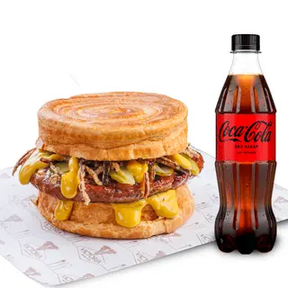XXL Бургер Чедър 380 г + Zero Coca-Cola 500 мл