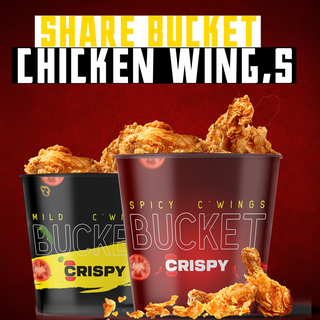SHARE BUCKET WINGS (10 PEZZI)