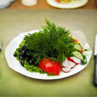 Ассорти из свежих овощей