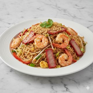 209. Fideos De Arroz Fritos Tres Delicias