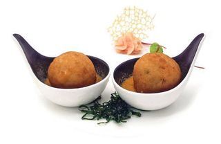 Polpette di polipo fritto