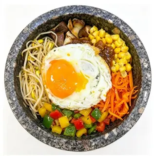 Bibimbap de huevo