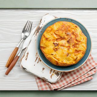 Omelete com Batatas ou Sanduíche