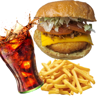 MENU HAMBURGUESA DE POLLO