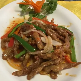 204A-Cerdo Crujiente Con Salsa Picante Dulce