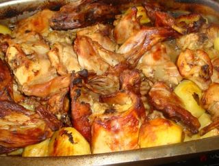 Dose Coelho grelhado