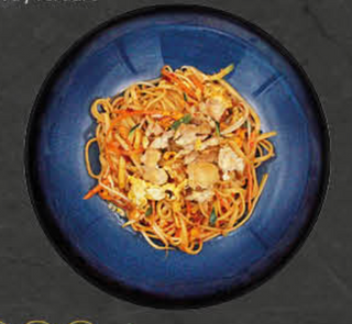 Tagliatelle piccanti con pollo