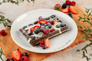 Gofre Básico Masa De Chocolate