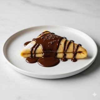 Crepe de chocolate belga