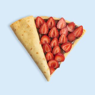 კრეპი შოკოლადით და მარწყვით