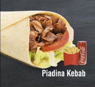 Menù piadina kebab