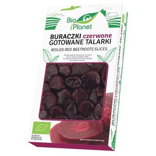 BURACZKI CZERWONE GOTOWANE TALARKI BIO (POLSKA) (około 0,40 kg)
